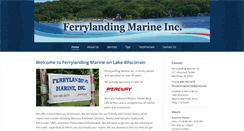 Desktop Screenshot of ferrylandingmarineinc.com